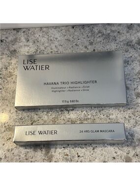 Lise Watier Havana Trio Highlighter & 24 HRS Glam Mascara full size